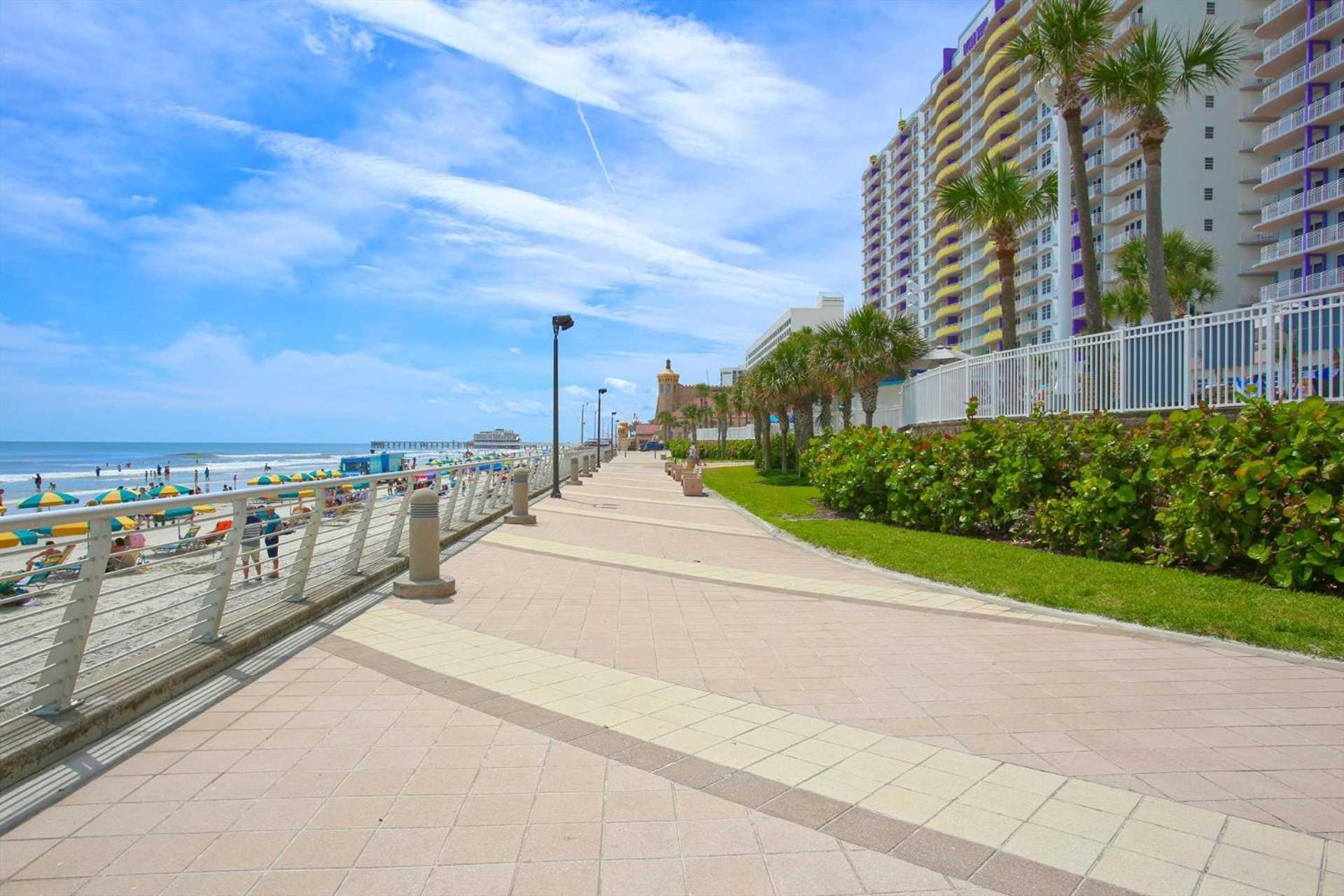 Luxury 6Th Floor 1 Bedroom Condo Direct Oceanfront Wyndham Ocean Walk Resort Daytona Beach | 610 Bagian luar foto