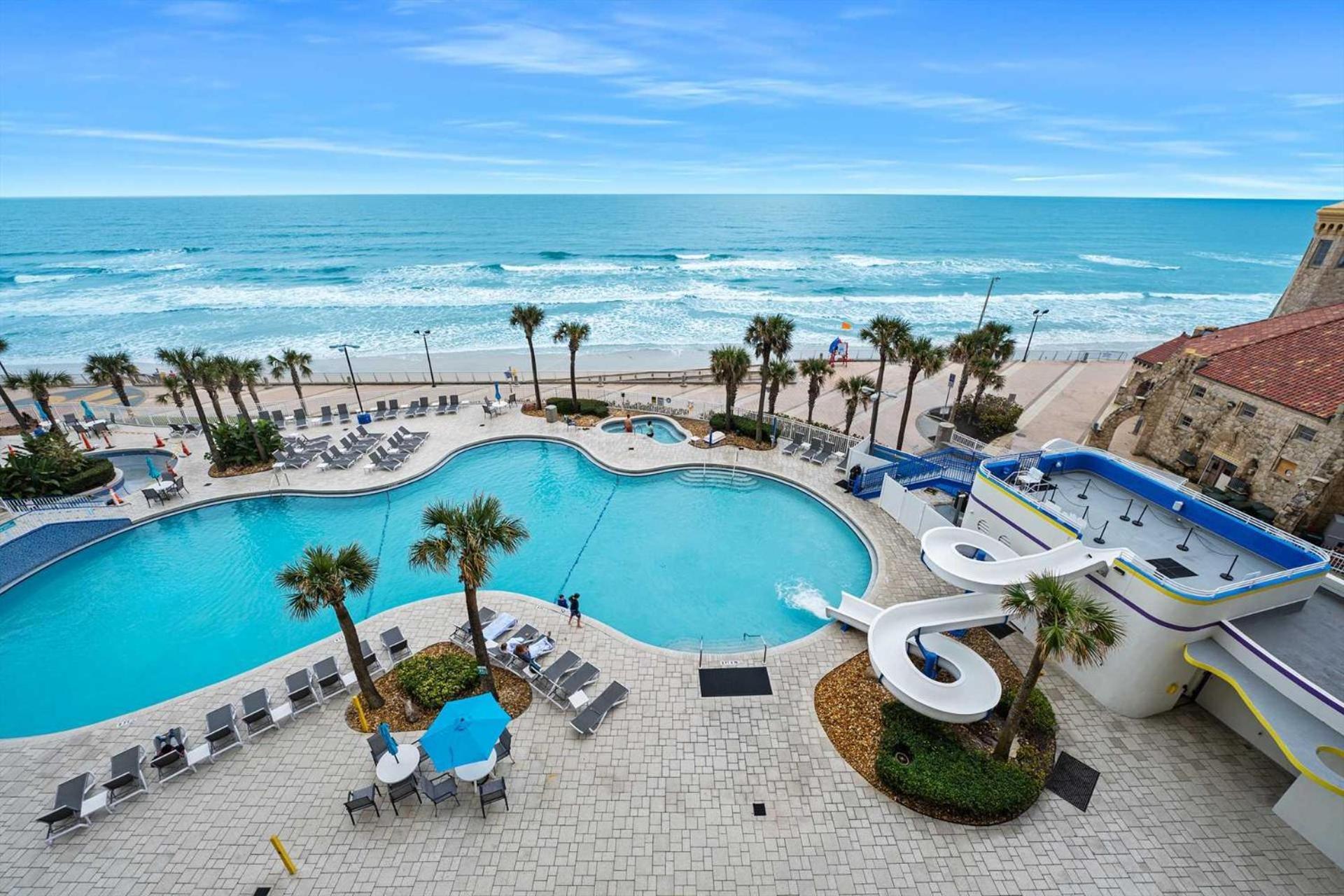 Luxury 6Th Floor 1 Bedroom Condo Direct Oceanfront Wyndham Ocean Walk Resort Daytona Beach | 610 Bagian luar foto